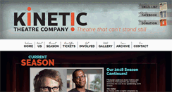 Desktop Screenshot of kinetictheatre.org