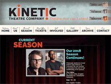 Tablet Screenshot of kinetictheatre.org